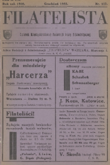 Filatelista. 1933, nr 117