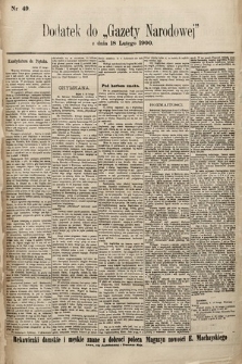 Gazeta Narodowa. 1900, nr 49