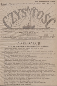 Czystość : miesięcznik ilustrowany : organ poświęcony higienie i czystości w najszerszem znaczeniu tego słowa. 1928, nr 4, 5 i 6