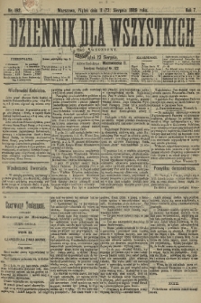 Dziennik dla Wszystkich i Anonsowy. R. 7, 1889, nr 192