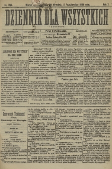 Dziennik dla Wszystkich i Anonsowy. R. 7, 1889, nr 234
