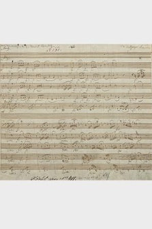 „Adagio [für 2 Klarinetten und 3 Bassetthörner] di Wolfgango Amadeo Mozart mpr...“ KV 411 = 484a. Partyt
