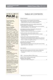 Medical Science Pulse. Vol. 15, 2021, no. 1