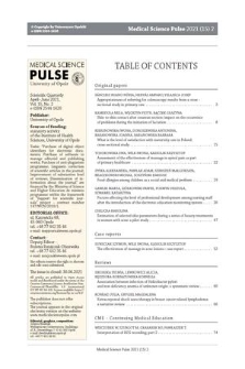 Medical Science Pulse. Vol. 15, 2021, no. 2