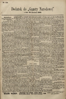 Gazeta Narodowa. 1900, nr 118