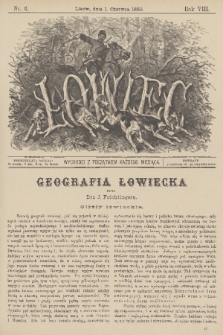 Łowiec. R. 8, 1885, nr 6