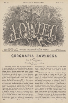 Łowiec. R. 8, 1885, nr 8
