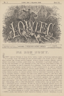 Łowiec. R. 9, 1886, nr 1