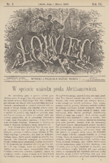 Łowiec. R. 9, 1886, nr 3