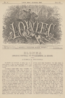 Łowiec. R. 9, 1886, nr 4