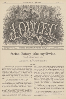 Łowiec. R. 10, 1887, nr 7