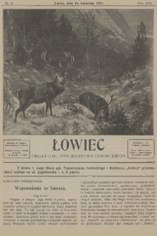 Łowiec : organ Gal. Towarzystwa Łowieckiego. R. 30, 1907, nr 8