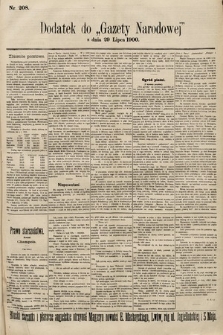 Gazeta Narodowa. 1900, nr 208
