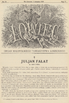 Łowiec : organ Małopolskiego Towarzystwa Łowieckiego. R. 51, 1929, nr 15