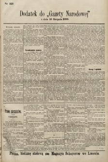 Gazeta Narodowa. 1900, nr 225