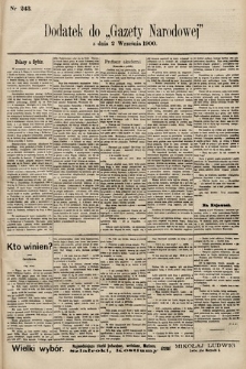 Gazeta Narodowa. 1900, nr 243