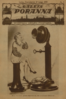 Gazeta Poranna : ilustrowana kronika tygodniowa. 1933, nr 9