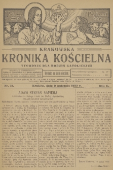 Krakowska Kronika Kościelna. R. 2, 1922, nr 15