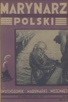 Marynarz Polski : dwutygodnik Marynarki Wojennej. R. 2, 1947, nr 14