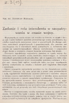 Przegląd Intendencki : kwartalnik wydawany staraniem Koła Oficerów Intendentów. R. 4, 1929, zeszyt 3