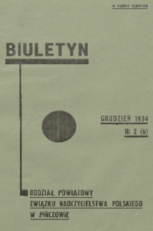 Biuletyn. R. 3, 1934, nr 2