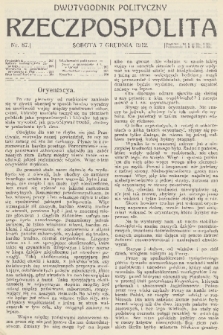 Rzeczpospolita : dwutygodnik polityczny. R. 4, 1912, nr 87