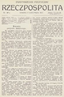 Rzeczpospolita : dwutygodnik polityczny. R. 5, 1913, nr 107