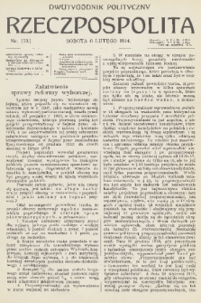 Rzeczpospolita : dwutygodnik polityczny. [R. 6], 1914, nr 113