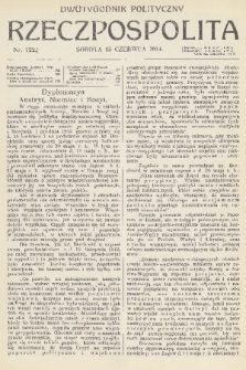 Rzeczpospolita : dwutygodnik polityczny. [R. 6], 1914, nr 122