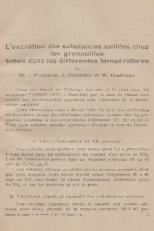 Bulletin International de l'Académie des Sciences Médicales à Varsovie. 1922, nr [3-4]