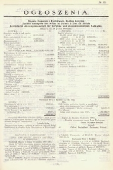 Ogłoszenia [dodatek do Dziennika Urzędowego Ministerstwa Skarbu]. 1933, nr 19