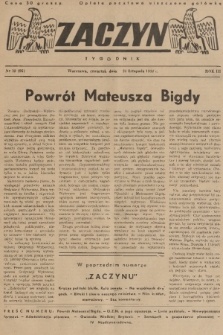 Zaczyn : tygodnik. R. 3, 1938, nr 39