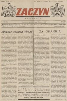 Zaczyn : tygodnik. R. 4, 1939, nr 24