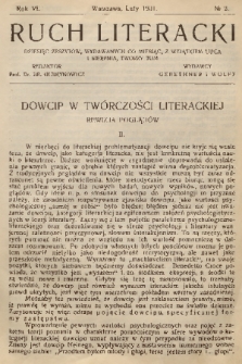 Ruch Literacki. R. 6, 1931, No. 2