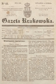 Gazeta Krakowska. 1839, nr 43