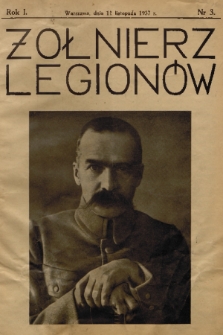 Żołnierz Legionów. R. 1, 1937, nr 3