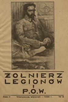 Żołnierz Legionów i P.O.W. R. 2, 1938, nr 3