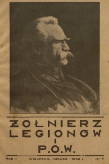 Żołnierz Legionów i P.O.W. R. 2, 1938, nr 4