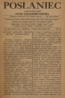 Posłaniec : Messenger Polsko-Katolickiego Kościoła. 1925, No. 26