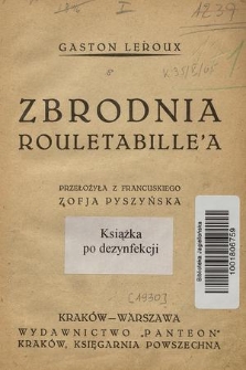 Zbrodnia Rouletabille'a