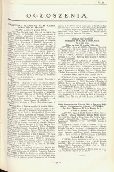 Ogłoszenia [dodatek do Dziennika Urzędowego Ministerstwa Skarbu]. 1936, nr 12