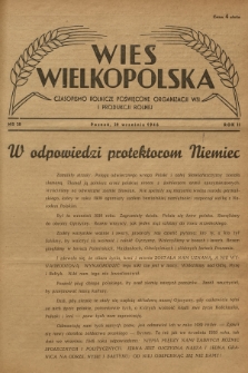 Wieś Wielkopolska : czasopismo rolnicze poświęcone organizacji wsi i produkcji rolnej. R. 2, 1946, Nr 20