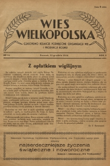 Wieś Wielkopolska : czasopismo rolnicze poświęcone organizacji wsi i produkcji rolnej. R. 2, 1946, Nr 26