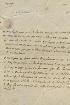 Brief an Maupertuis 1757