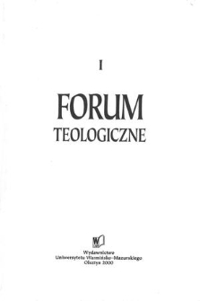 Forum Teologiczne. 1 (2000)