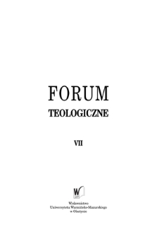 Forum Teologiczne. 7 (2006)