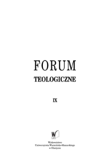Forum Teologiczne. 9 (2008)