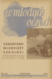 W Młodych Oczach : czasopismo młodzieży szkolnej. R. 2, 1938, Nr 8