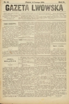 Gazeta Lwowska. 1894, nr 43