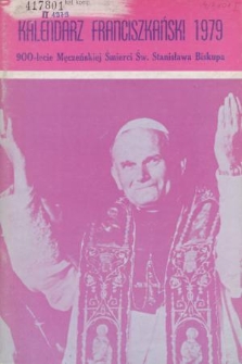 Kalendarz Franciszkański na Rok 1979